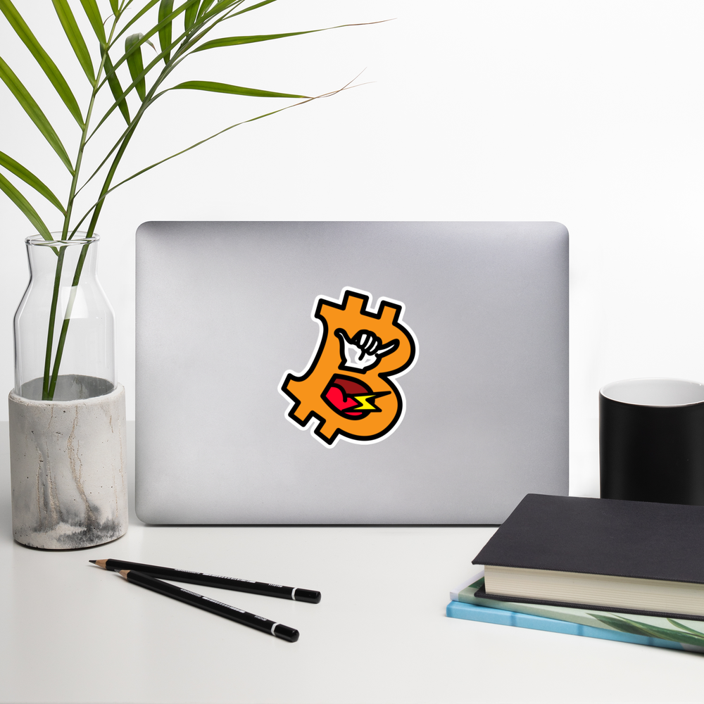 nostr sticker - nostr zap sats - laptop view