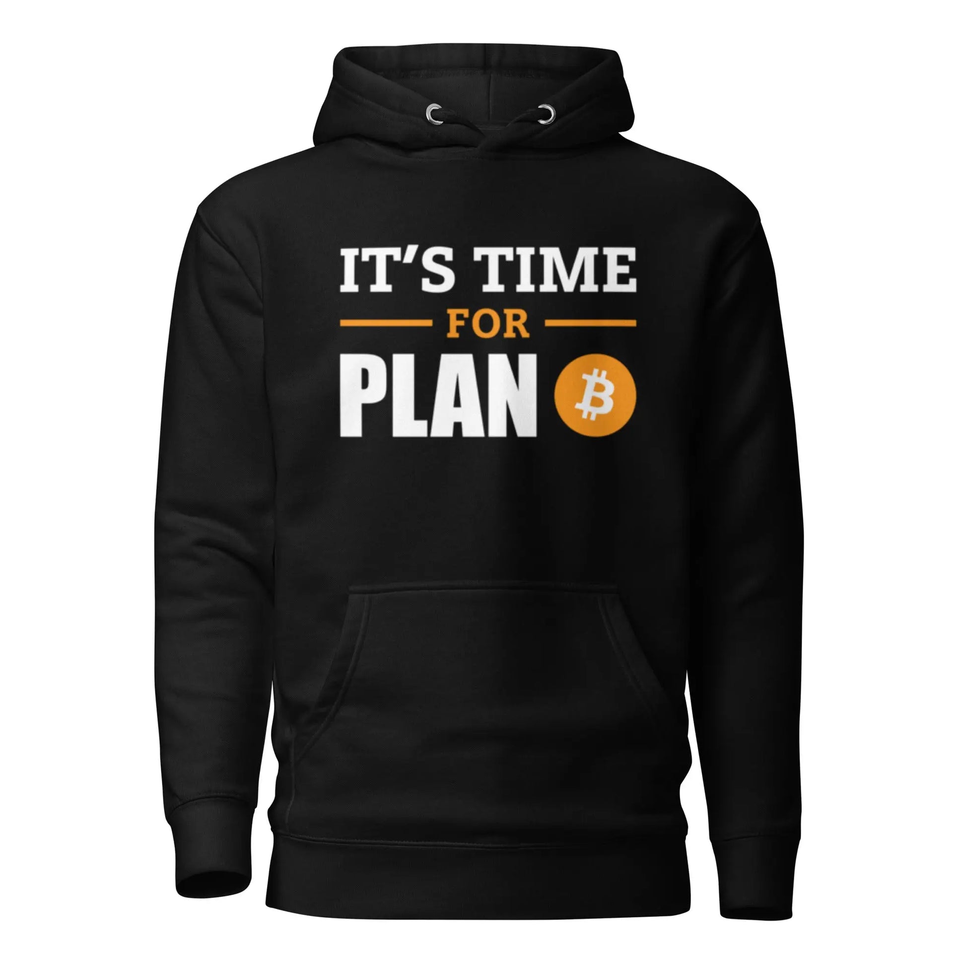bitcoin hoodie - plan b - front view