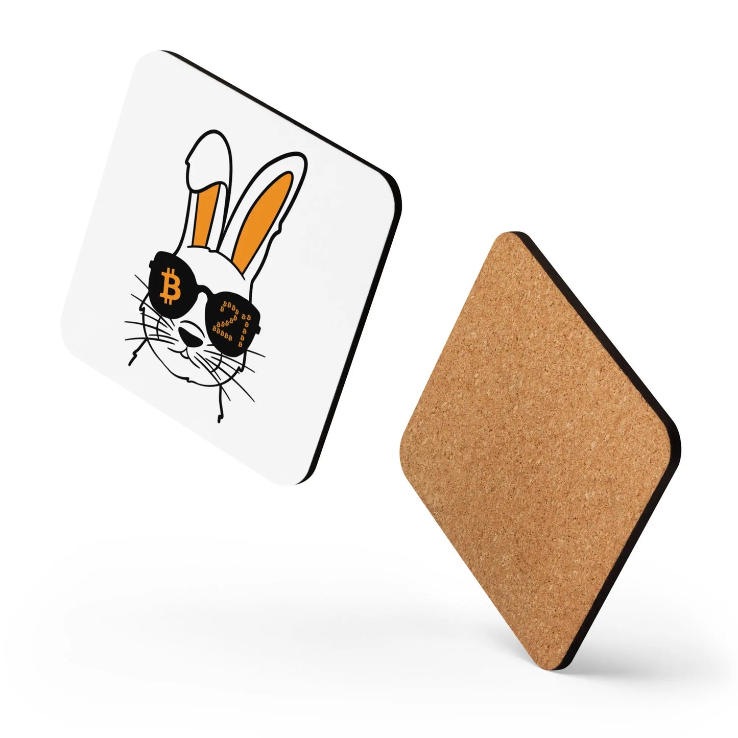 Rabbit 21 Bitcoin coaster floating layout product image