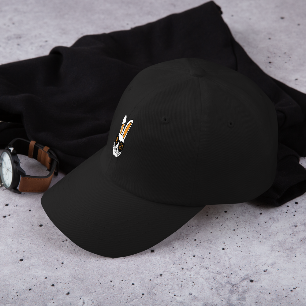 bitcoin hat - rabbit 21 - lifestyle view - black