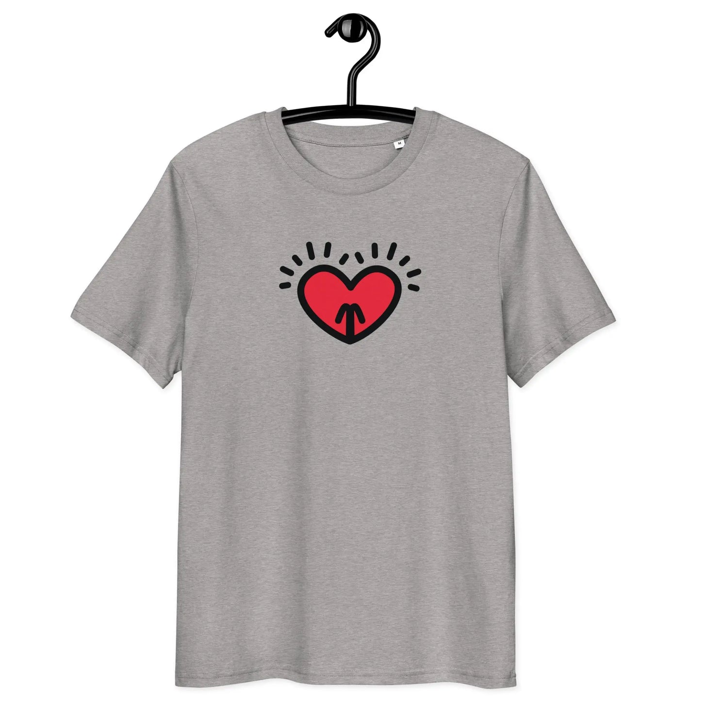 respect others t-shirt - front view on hanger - grey color