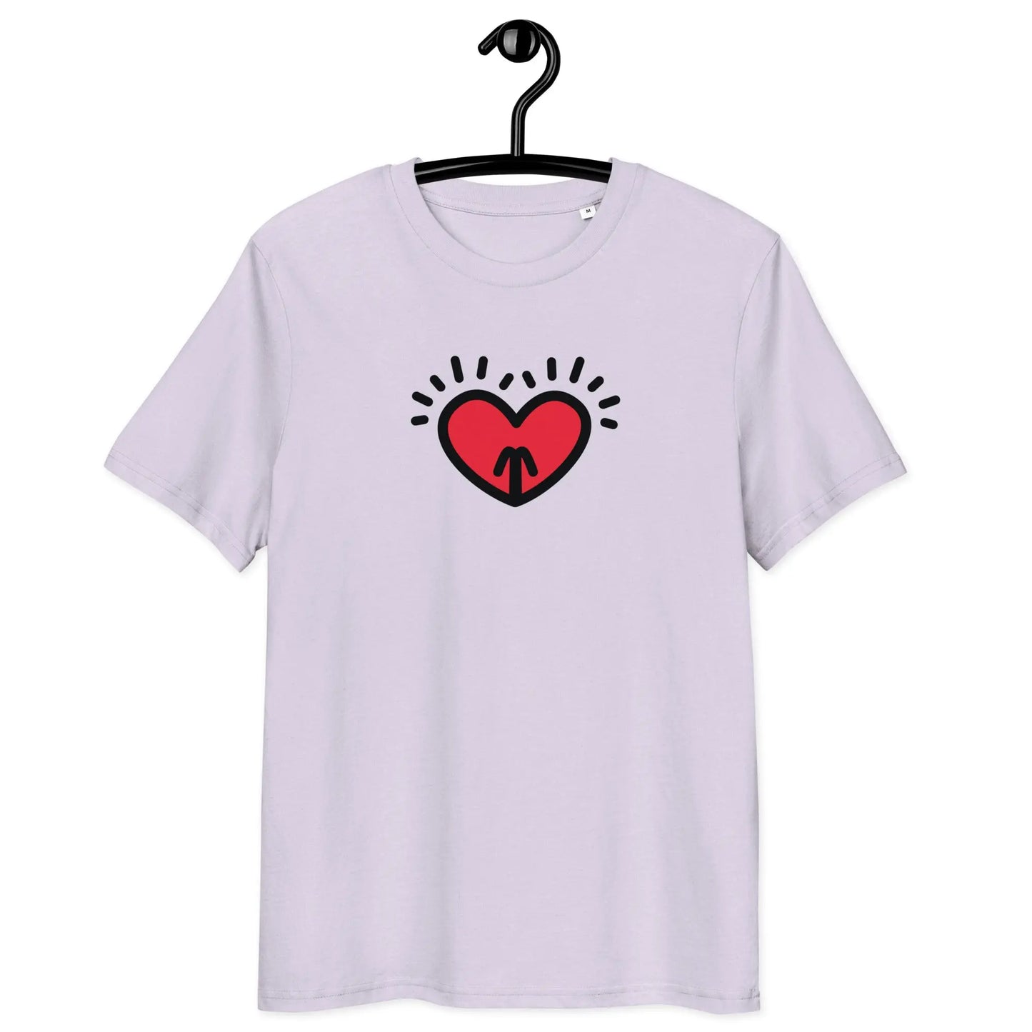 respect others t-shirt - front view on hanger - lavender color