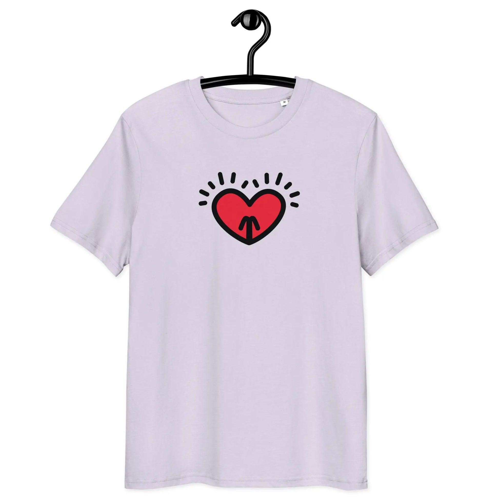 respect others t-shirt - front view on hanger - lavender color