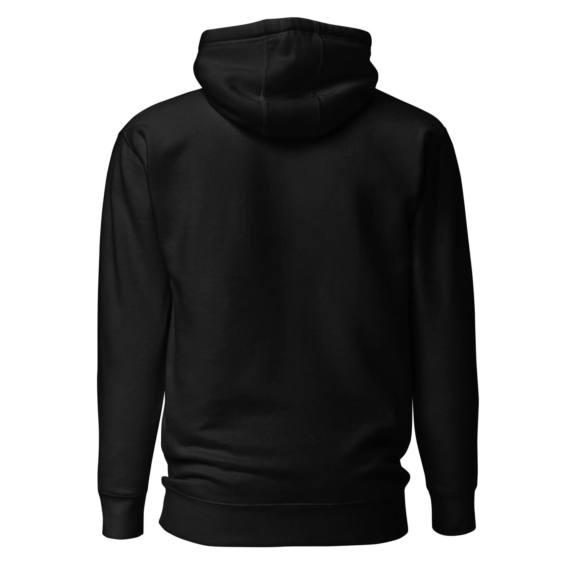 bitcoin hoodie - sats symbol - back view