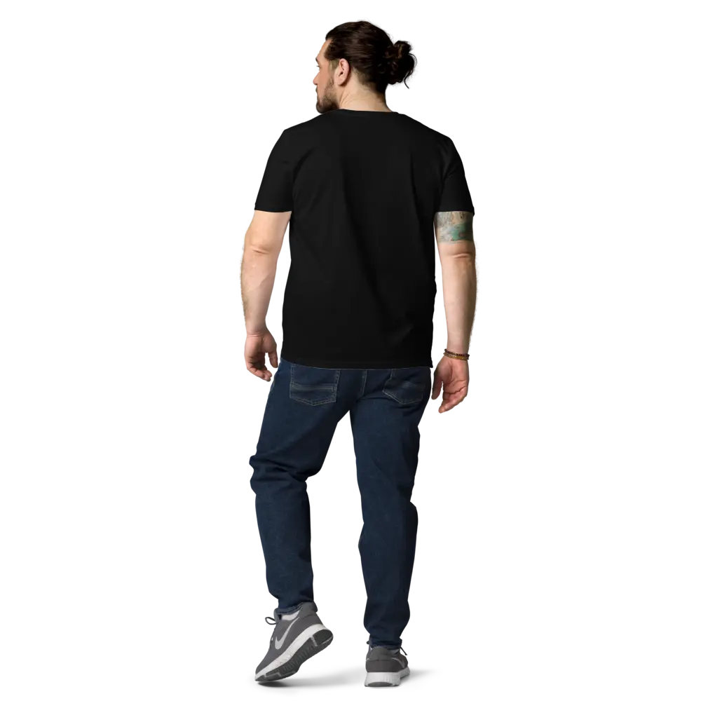 T-Shirt – Say NOstr To Censorship — back view — black