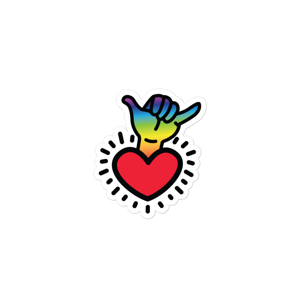 shakra sticker - close-up