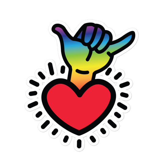 shakra sticker - front view