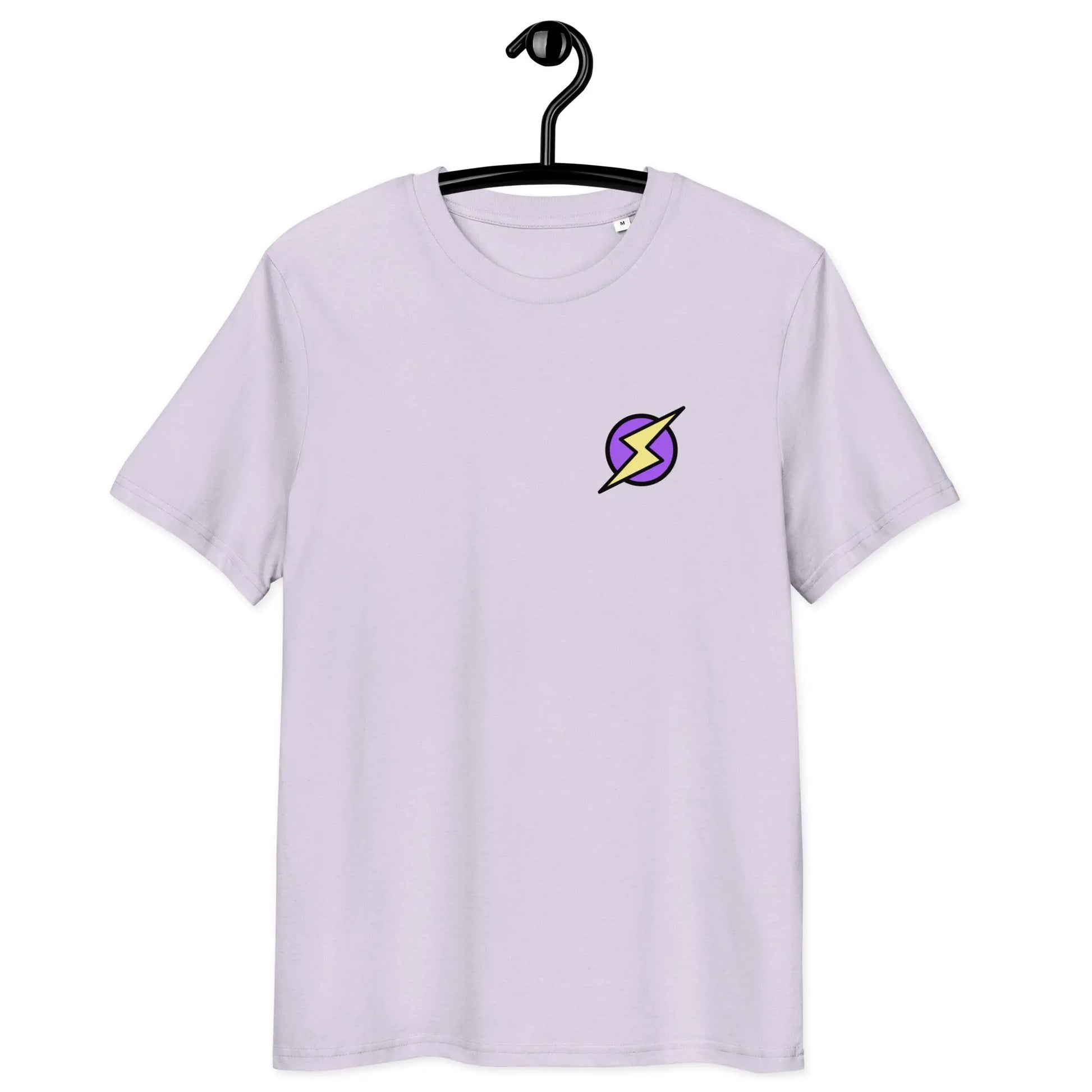 t-shirt - shopstr - front view - lavender color