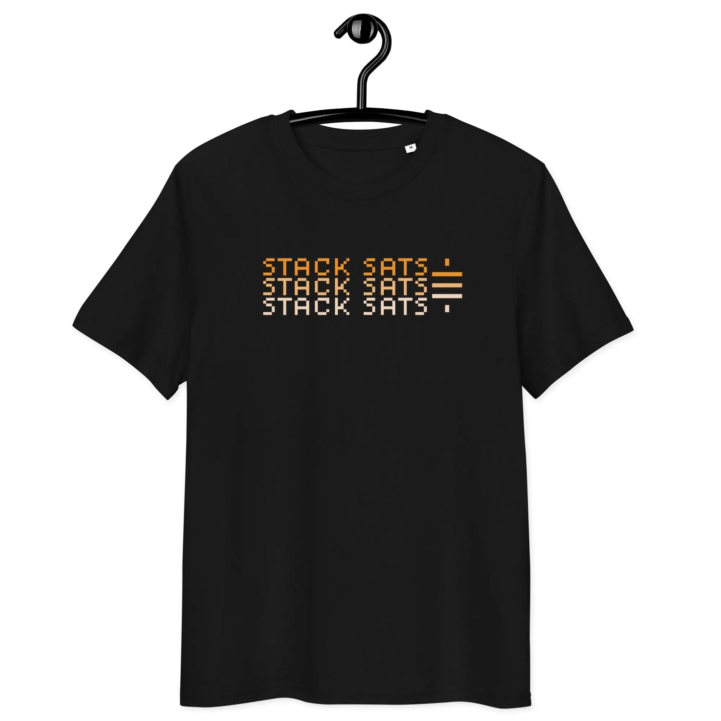 Bitcoin T-Shirt – Stack Sats - on hanger