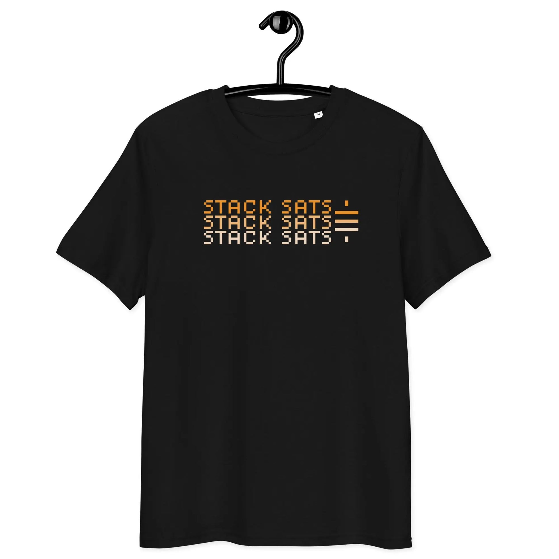 Bitcoin T-Shirt – Stack Sats - on hanger