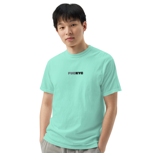 t-shirt - fuckyc - on male model front