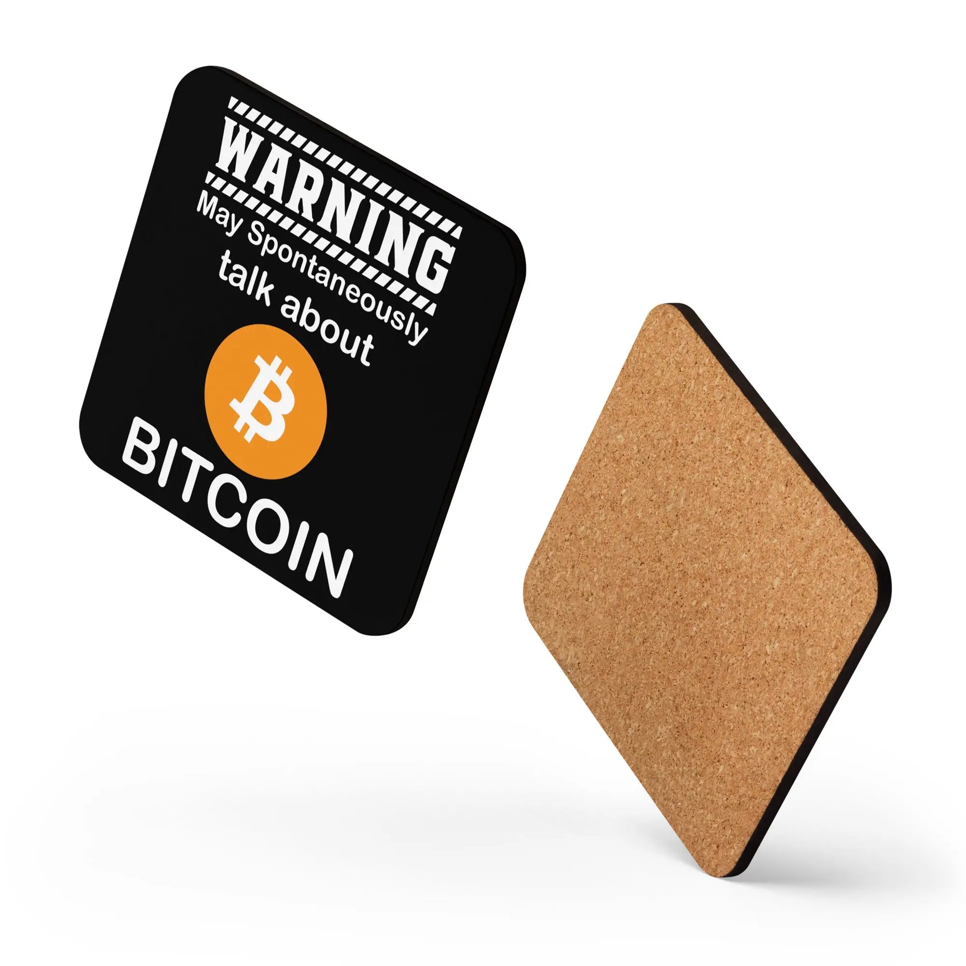 Talk About Bitcoin coaster floating layout product image
