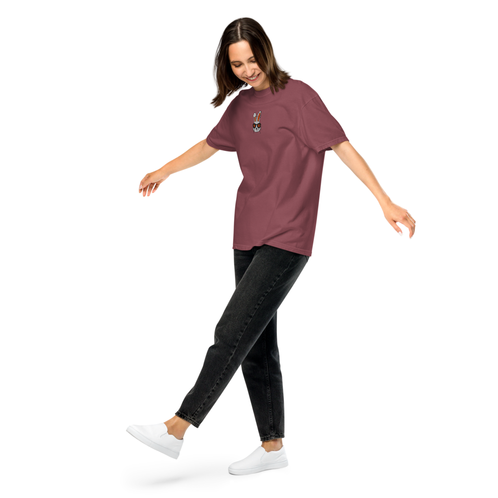 Rabbit 21 – Bitcoin Embroidered T-Shirt