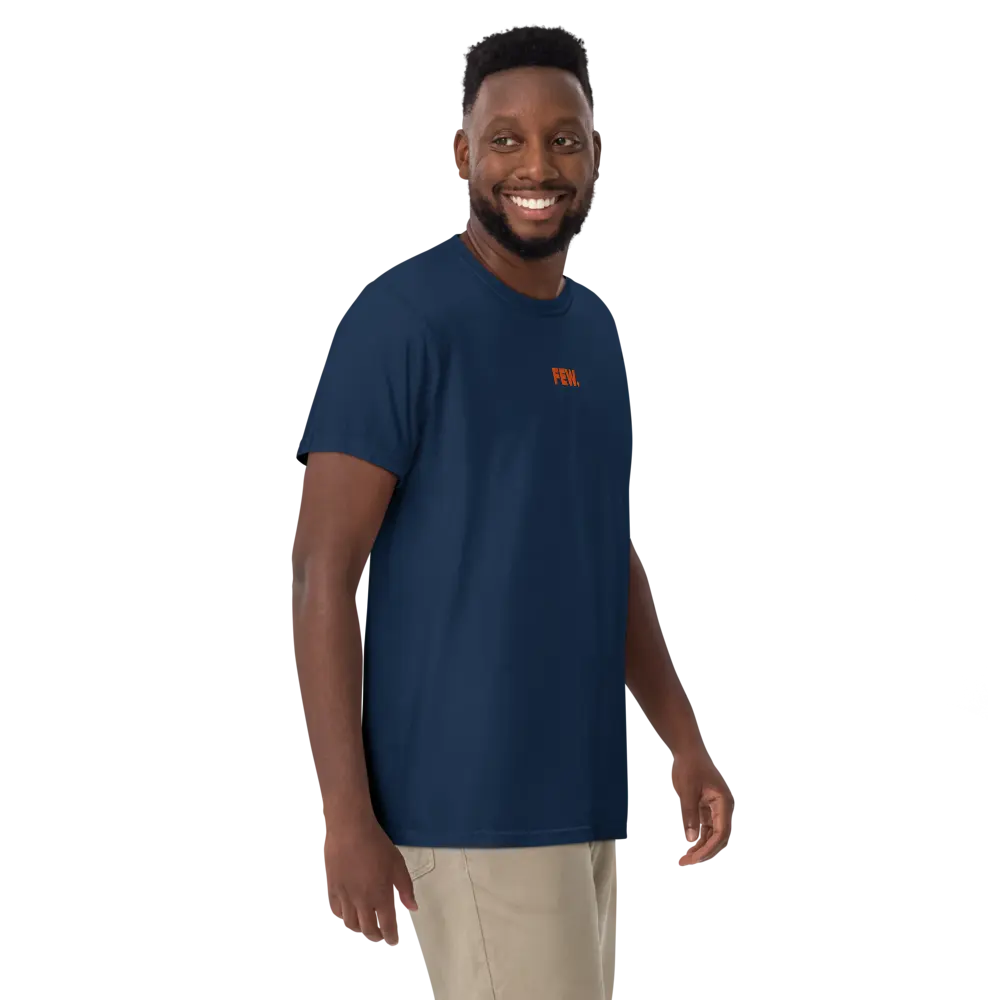 FEW - Orange Embroidered Bitcoin T-shirt - Center Chest Store of Value