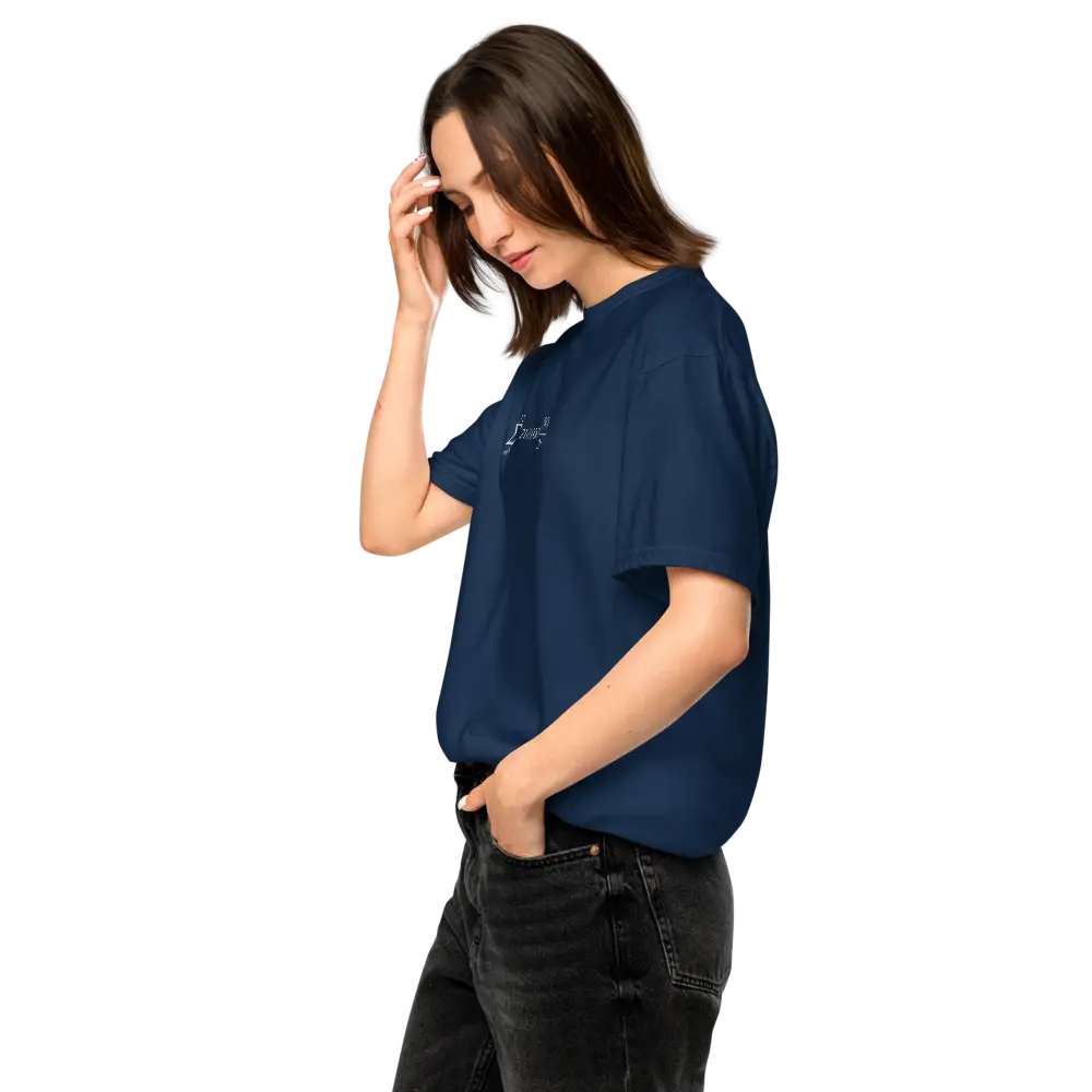 Bitcoin Halving Cycle Formula White Color Embroidered - Center Chest Store of Value