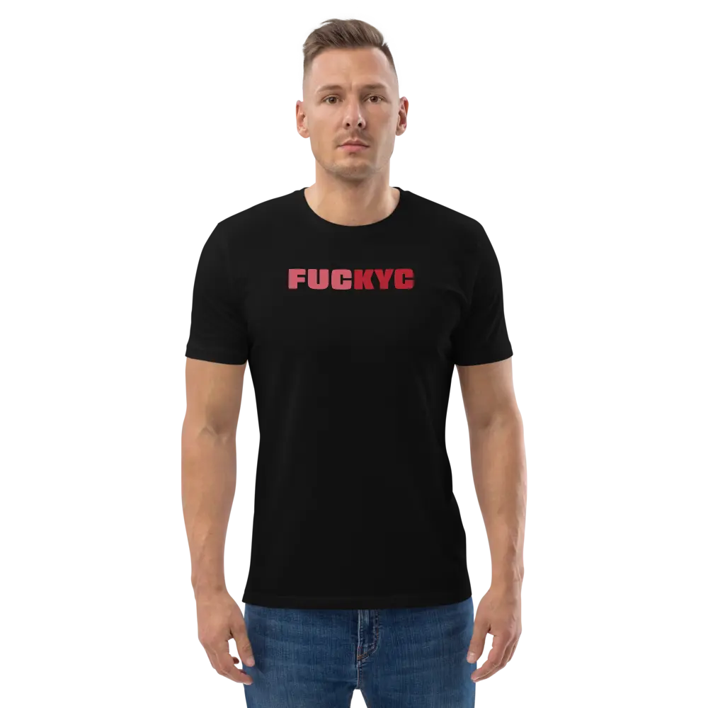 FUCKYC T-shirt - By BitPopArt - Premium Organic Cotton Store of Value