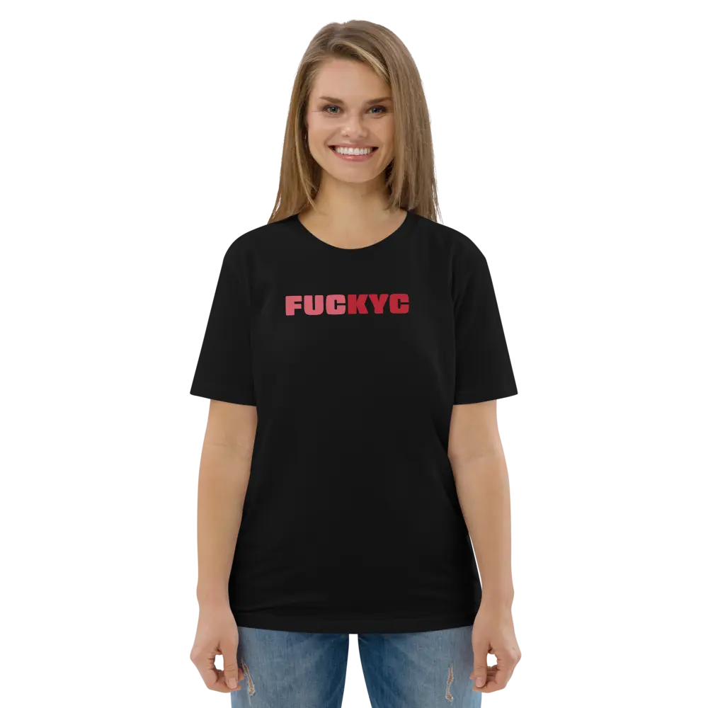 FUCKYC T-shirt - By BitPopArt - Premium Organic Cotton Store of Value