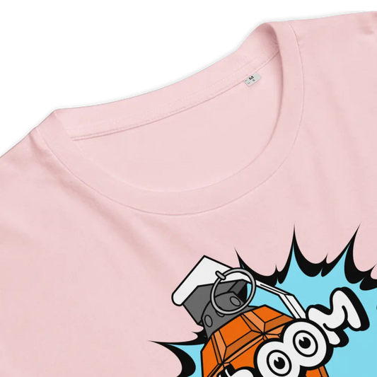 BOOM - Bitcoin T-shirt - By BitPopArt - Premium Organic Cotton Store of Value