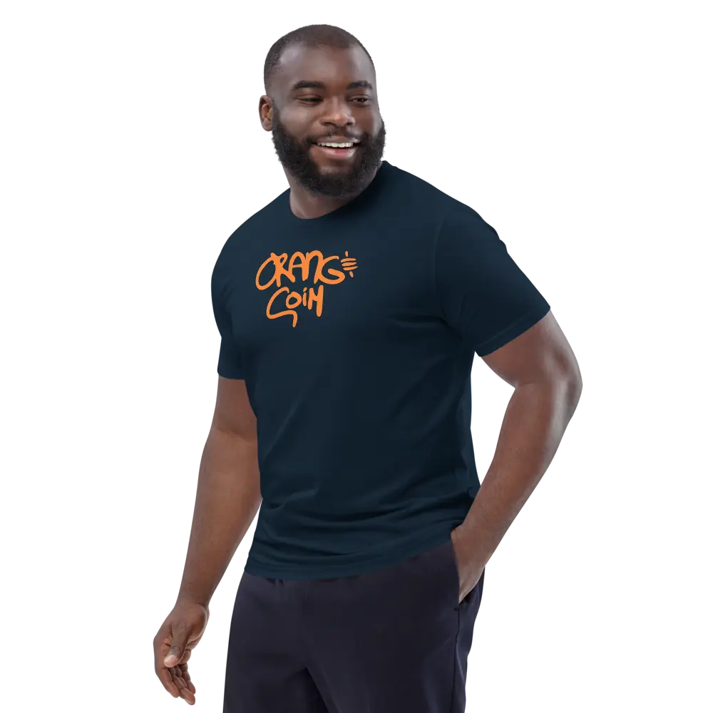 Orange Coin - Bitcoin T-Shirt - By BitPopArt - Premium Organic Cotton Store of Value