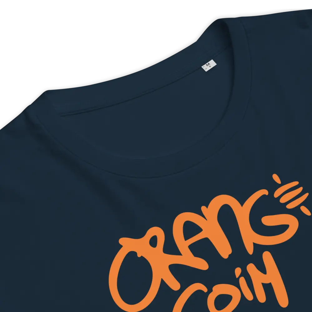Orange Coin - Bitcoin T-Shirt - By BitPopArt - Premium Organic Cotton Store of Value