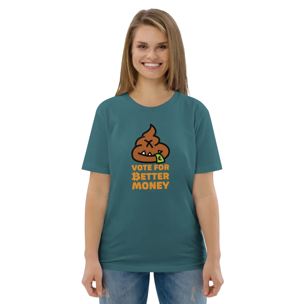 Bitcoin T-Shirt – Vote For Better Money by BitPopArt | Store of Value