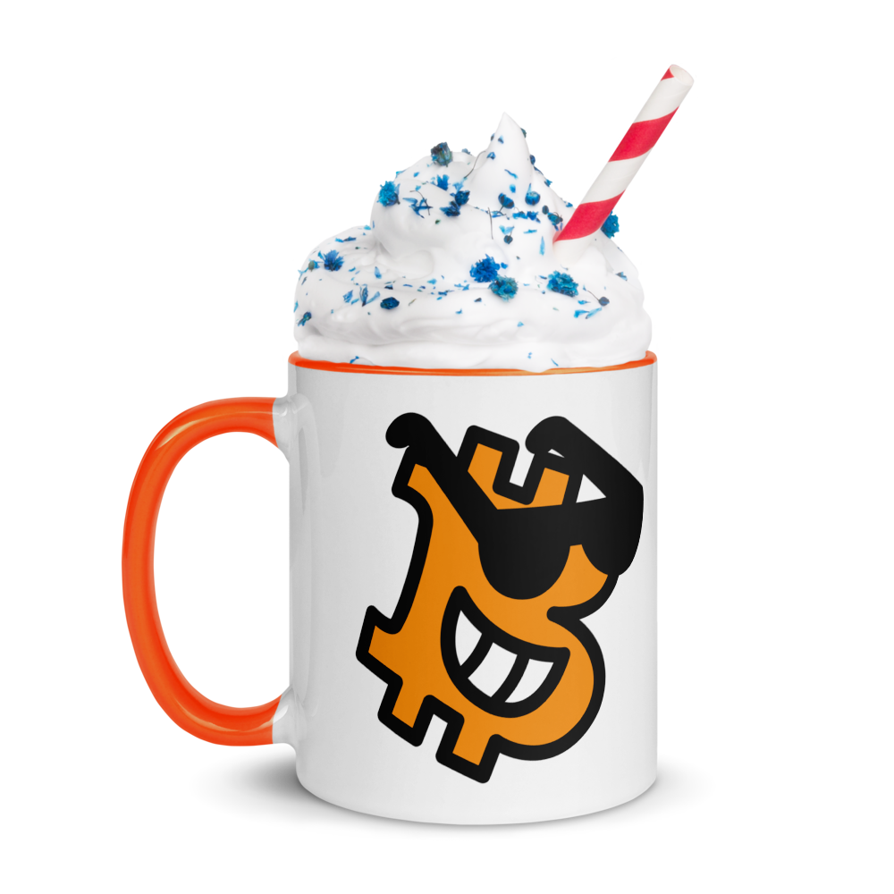 Bitcoin Mug - B - Cool - By BitPopArt - Colored Store of Value