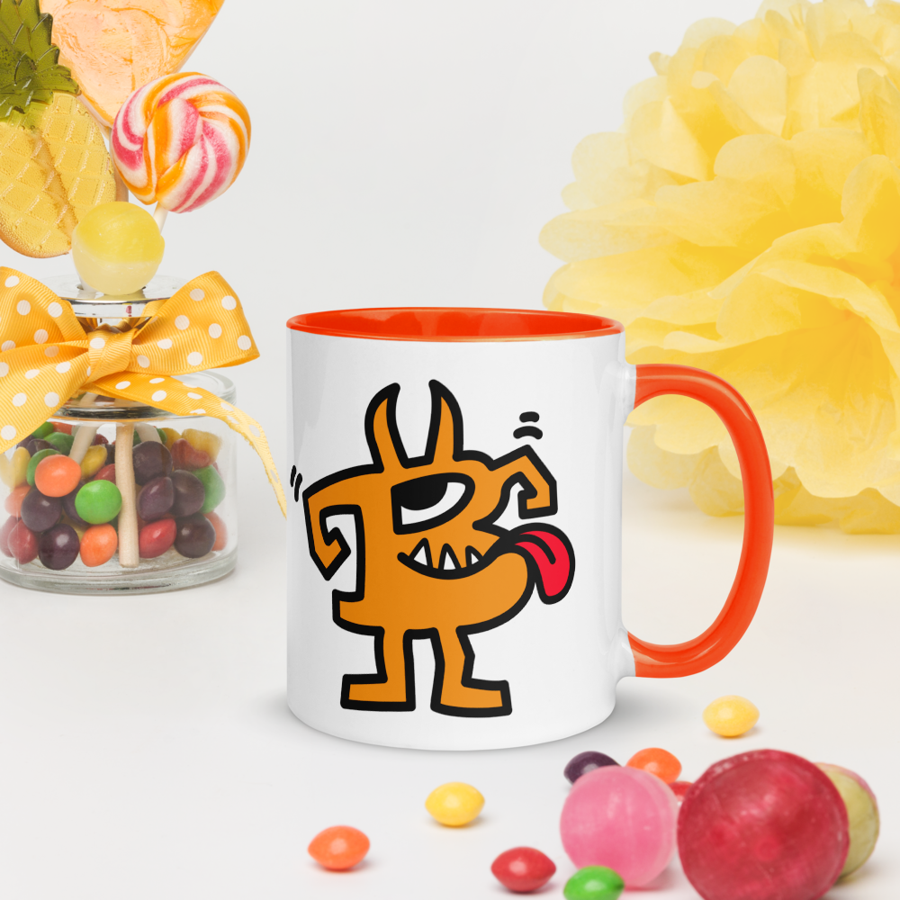 Bitcoin Mug - B - Bullish - By BitPopArt - Colored Store of Value