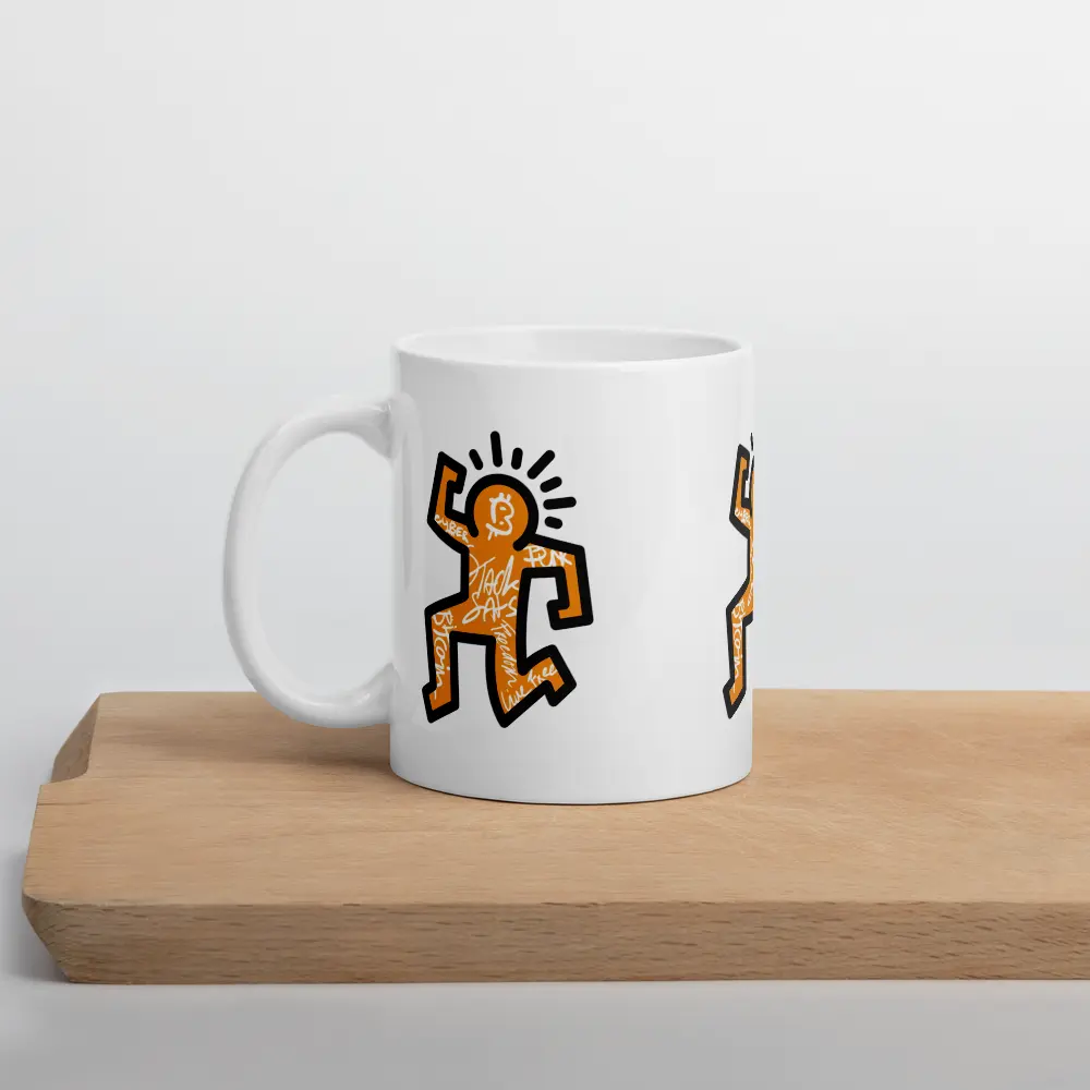 Bitcoin Tags - Bitcoin Mug - By BitPopArt Store of Value