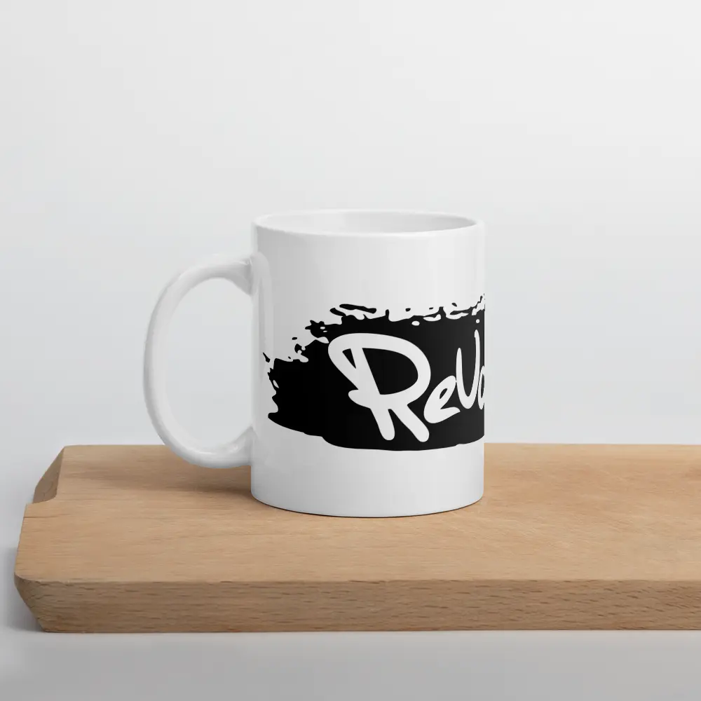 Revolution - Bitcoin Mug - By BitPopArt - Black Store of Value