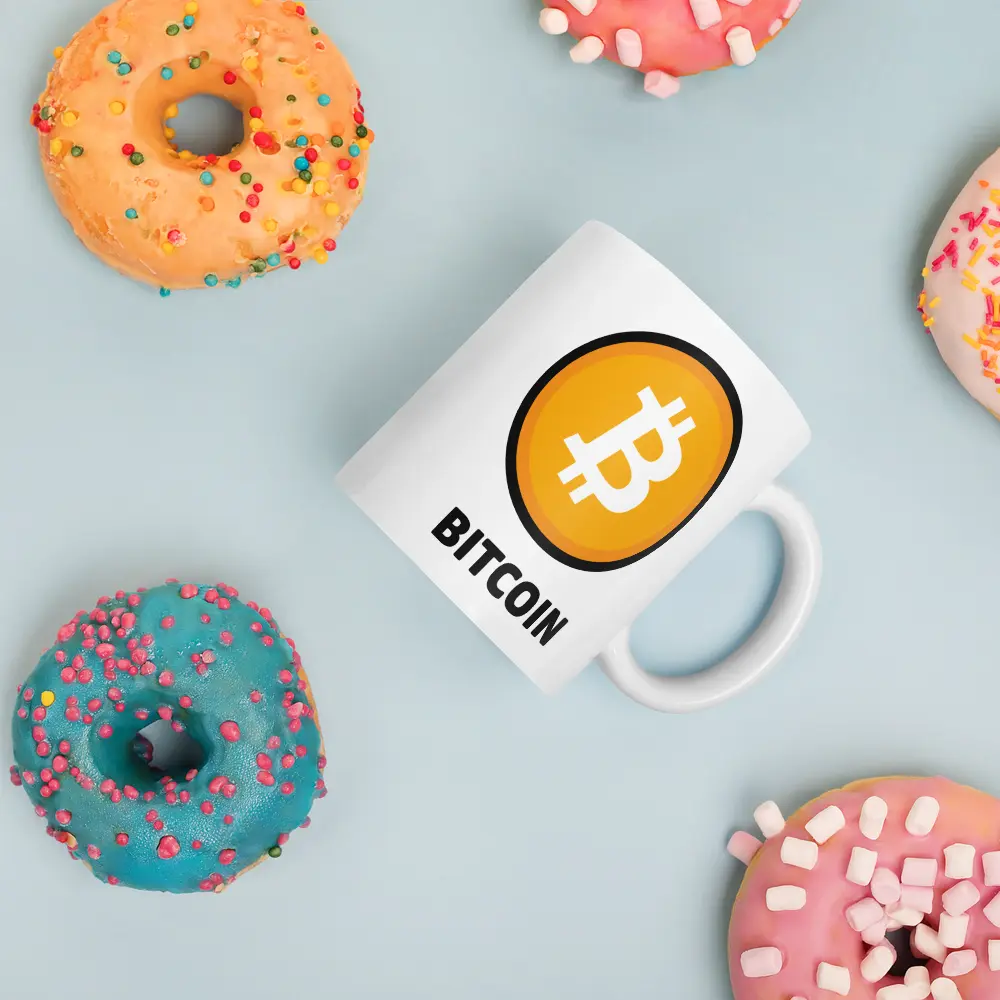 Shitcoin or Bitcoin - Bitcoin Mug - By BitPopArt Store of Value