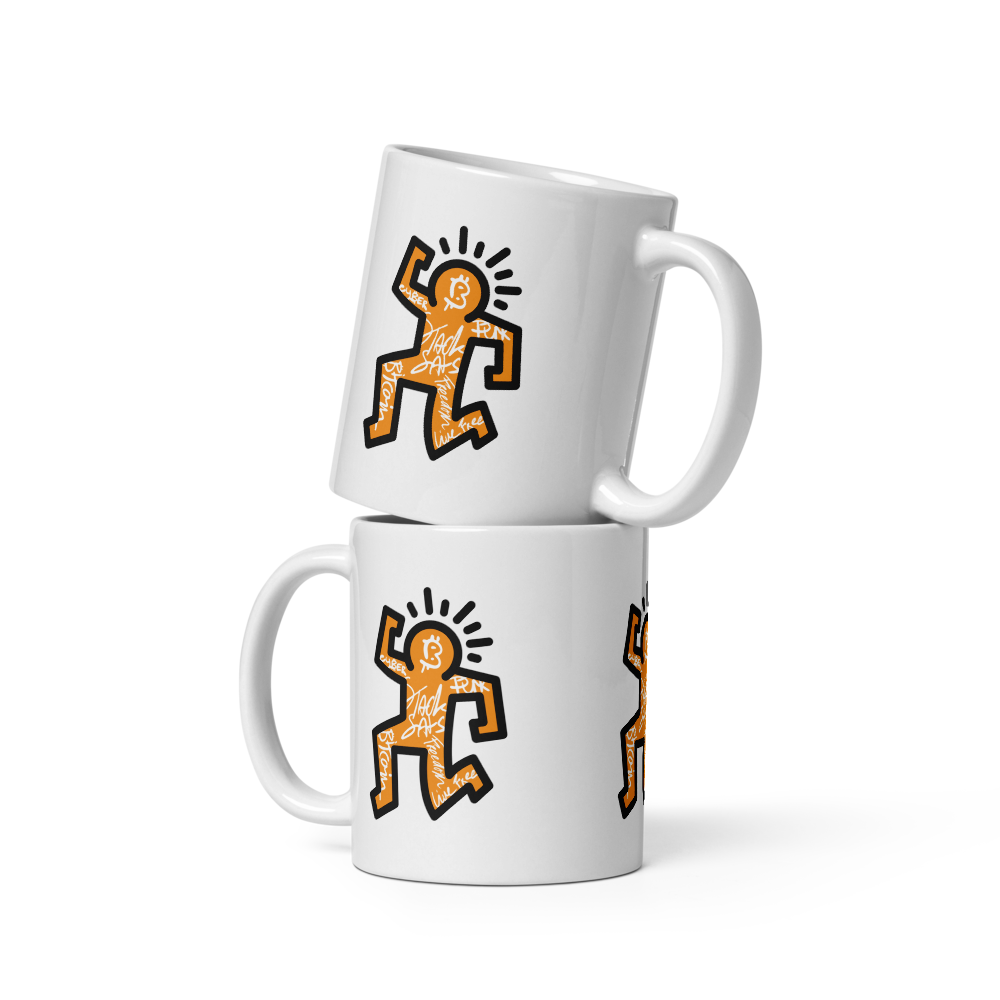 Bitcoin Tags - Bitcoin Mug - By BitPopArt Store of Value