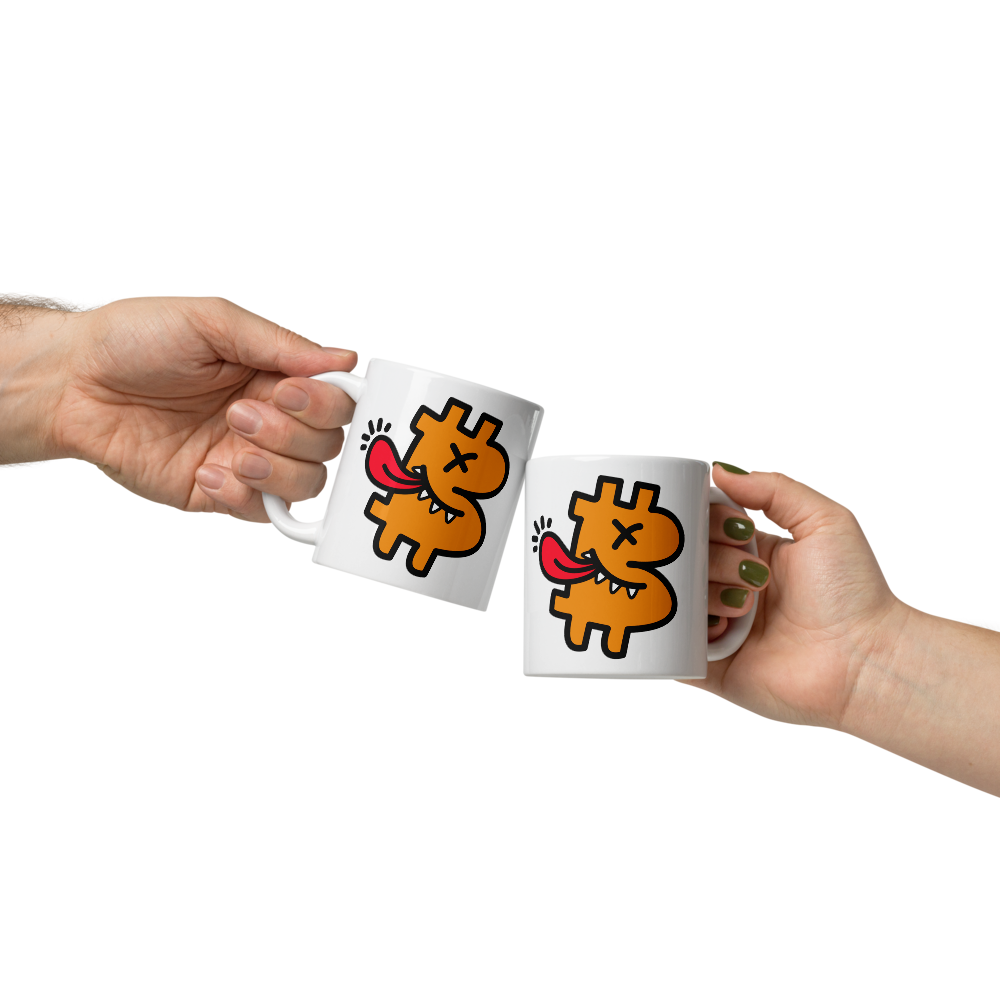 B-Funny - Bitcoin Mug - By BitPopArt Store of Value