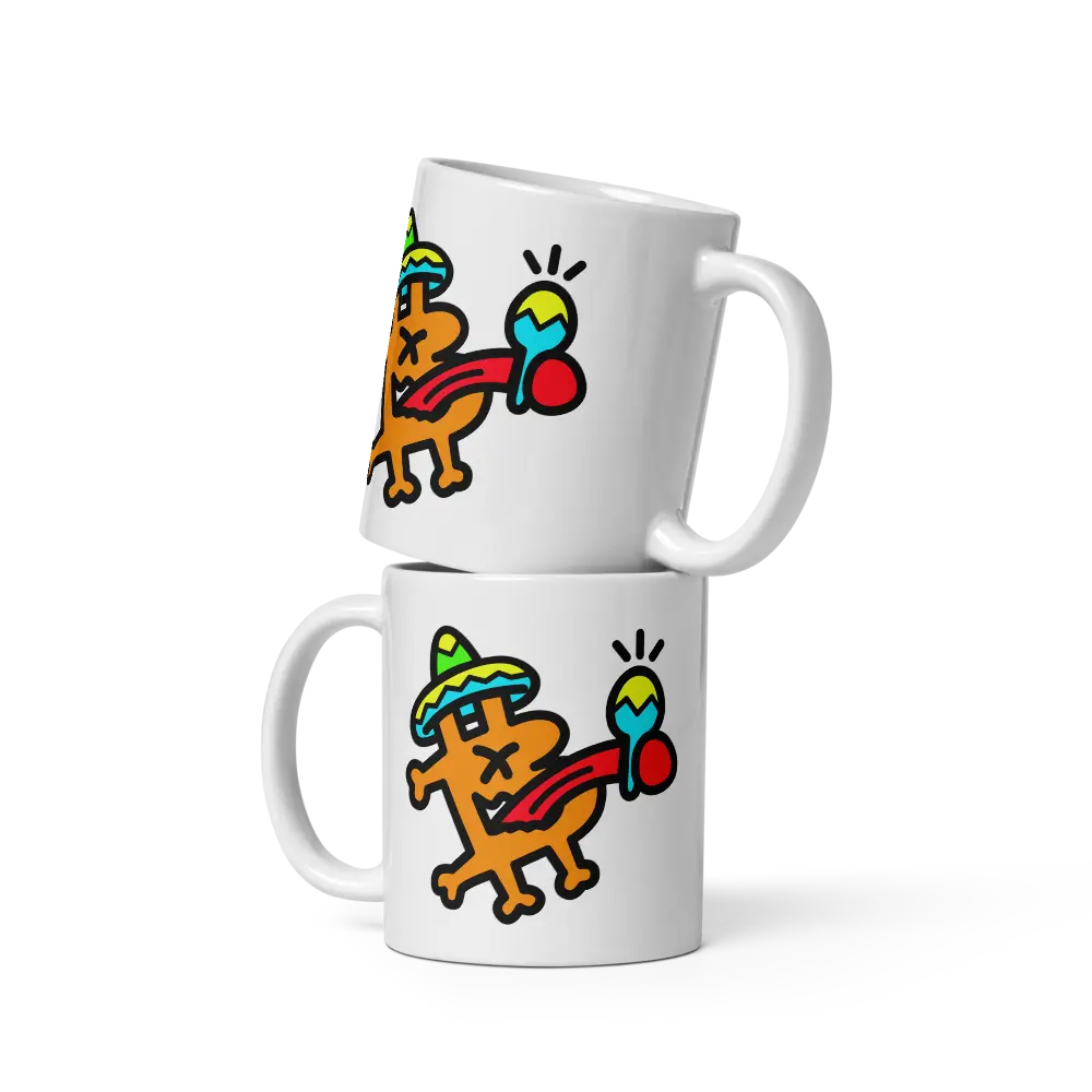 B - Mexican - Bitcoin Mug - By BitPopArt Store of Value