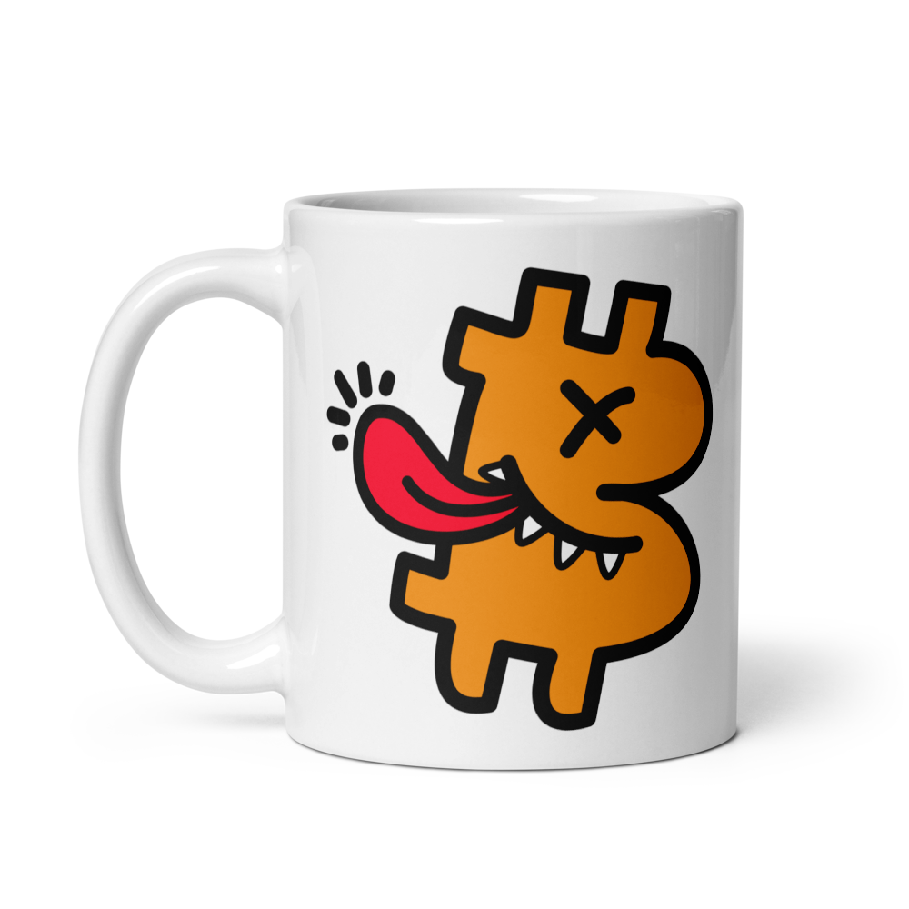 B-Funny - Bitcoin Mug - By BitPopArt Store of Value