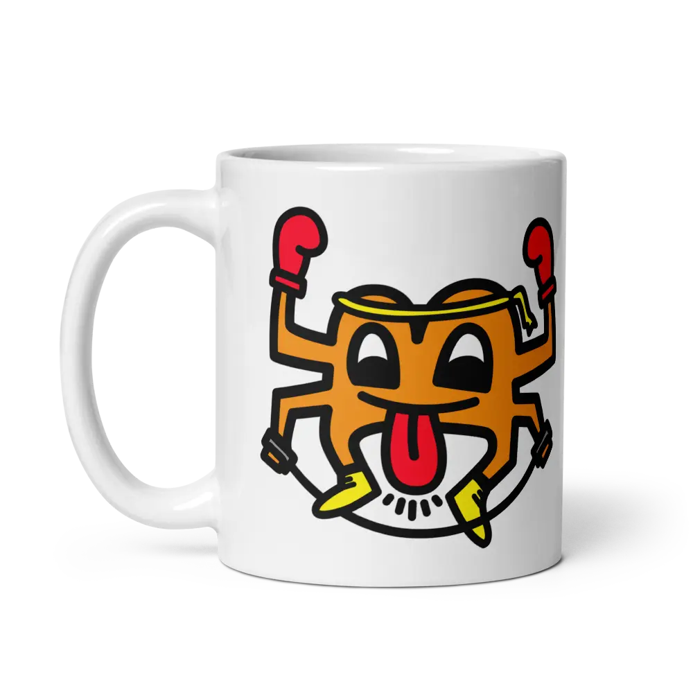 B - Muay Thai - Bitcoin Mug - By BitPopArt Store of Value