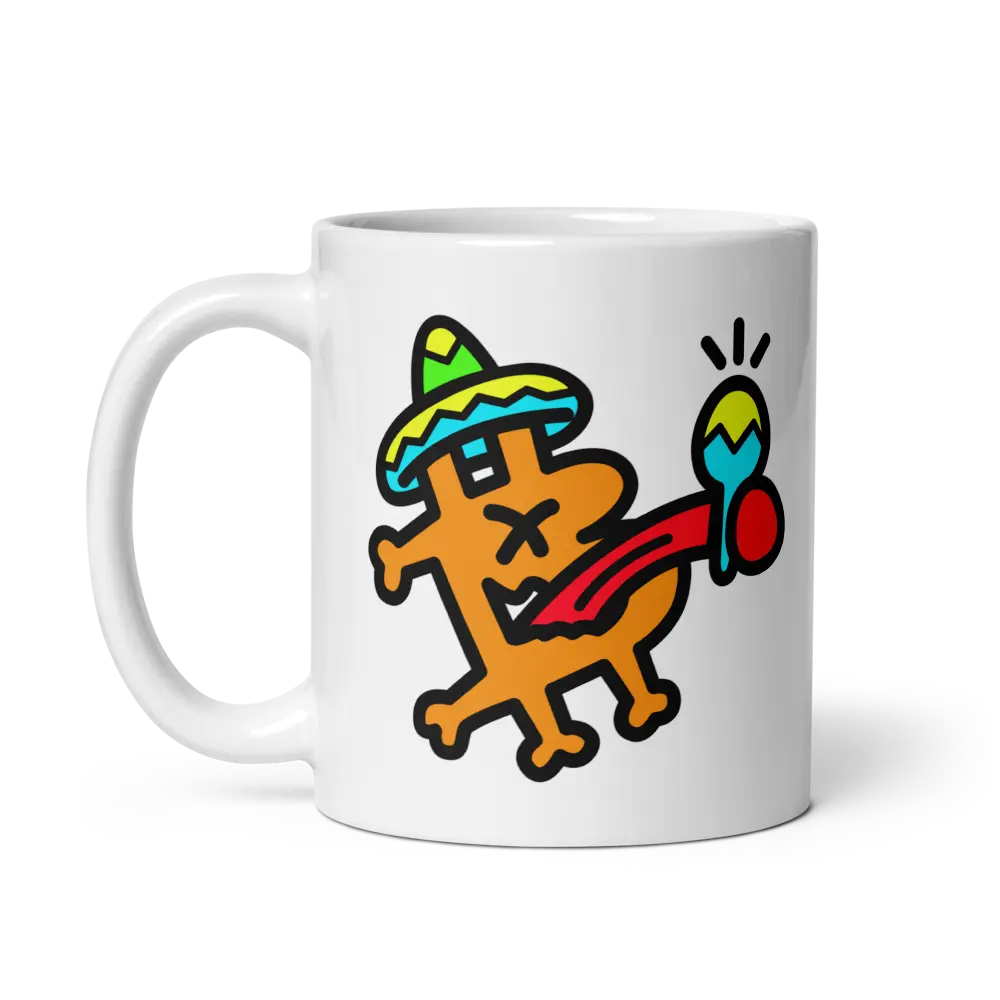 B - Mexican - Bitcoin Mug - By BitPopArt Store of Value