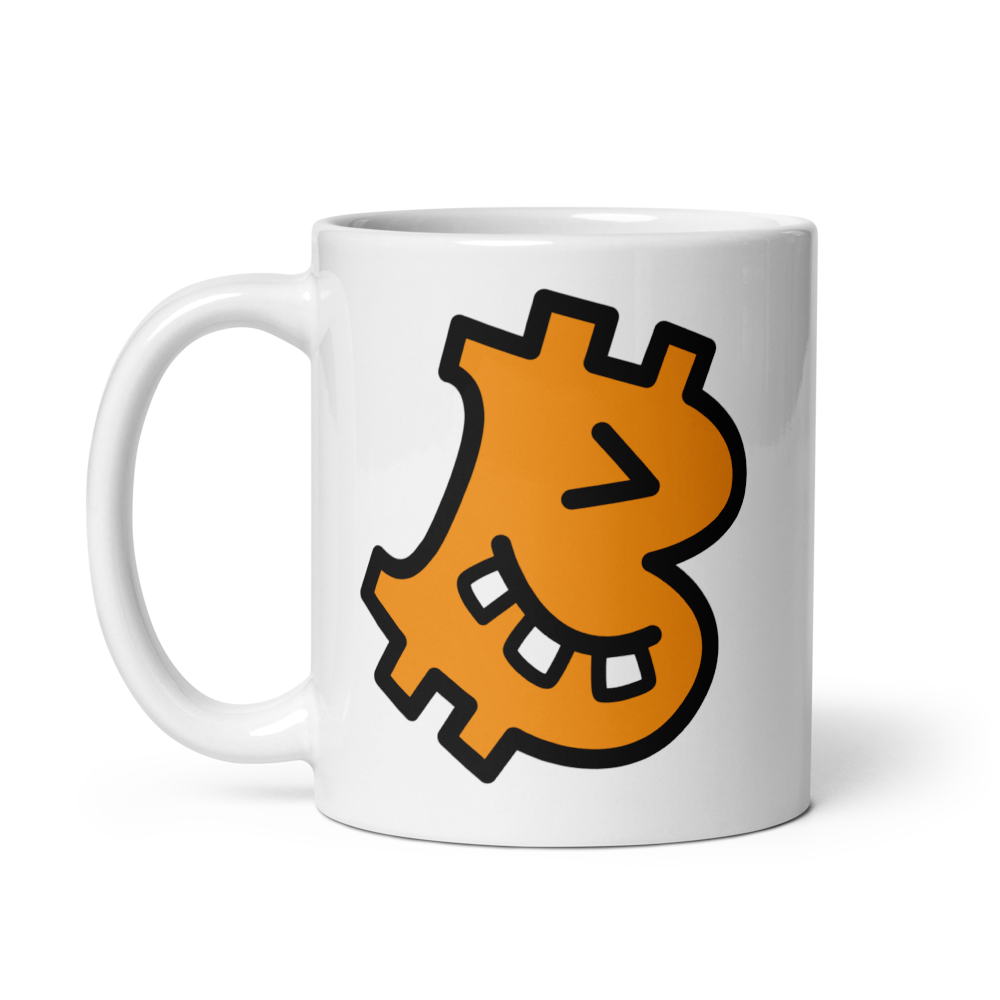 B - Geeky - Bitcoin Mug - By BitPopArt Store of Value