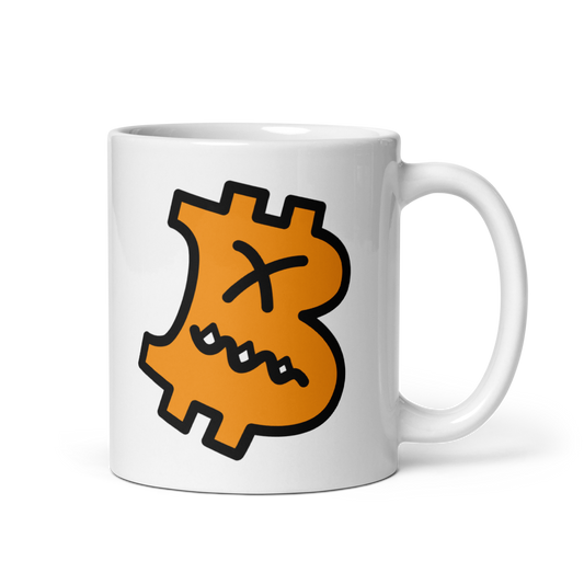 B - Grumpy - Bitcoin Mug - By BitPopArt Store of Value