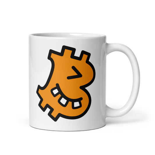 B - Geeky - Bitcoin Mug - By BitPopArt Store of Value