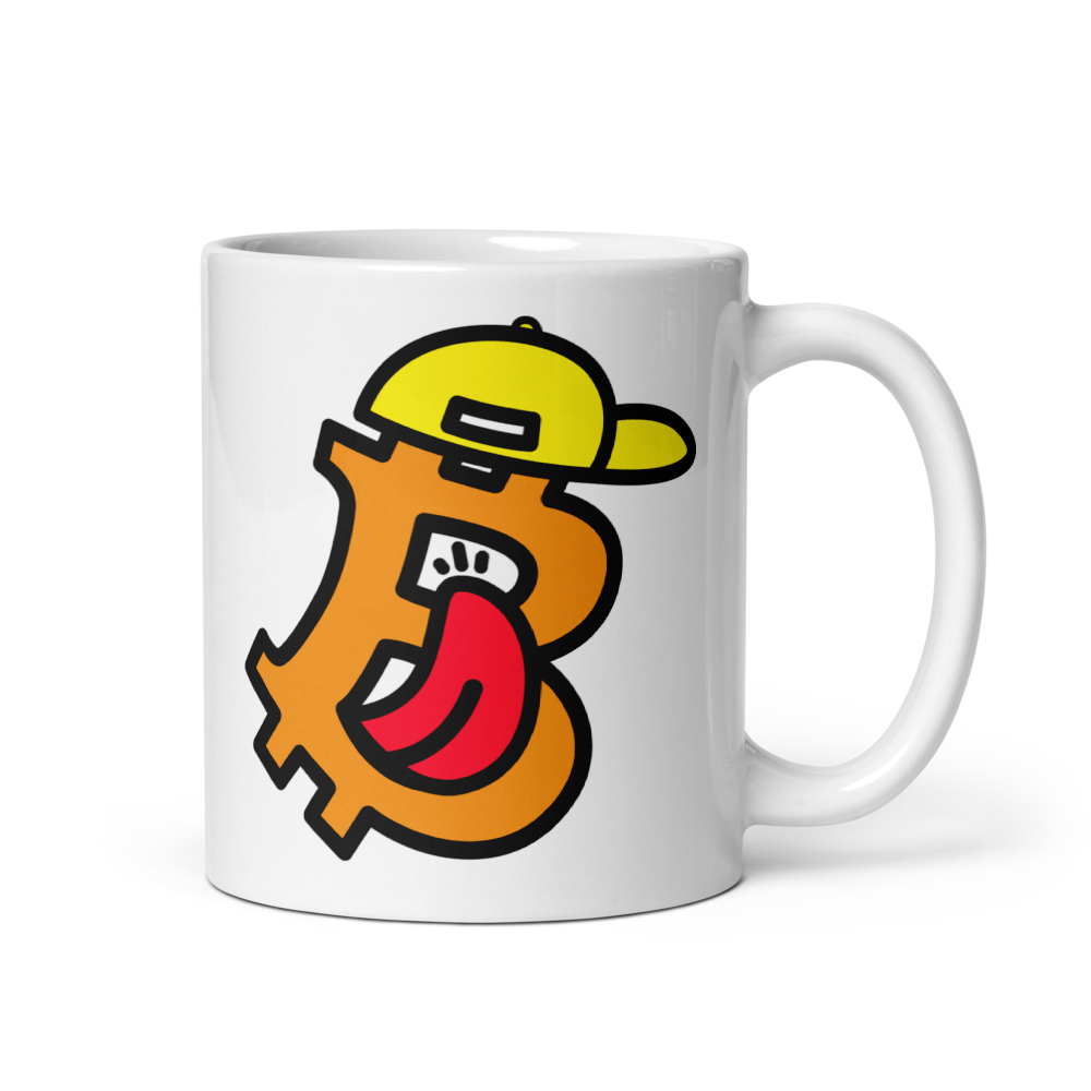 B - Dope - Bitcoin Mug - By BitPopArt Store of Value