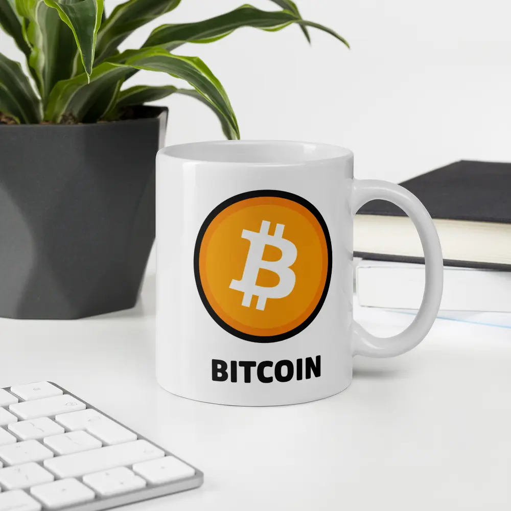 Shitcoin or Bitcoin - Bitcoin Mug - By BitPopArt Store of Value