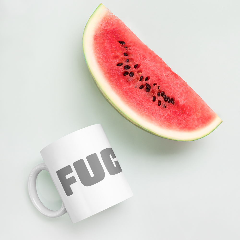 FUCKYC - Bitcoin Mug - Black - By BitPopArt Store of Value