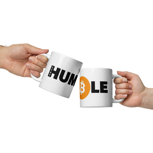 Stay Humble - Bitcoin Mug - By BitPopArt Store of Value