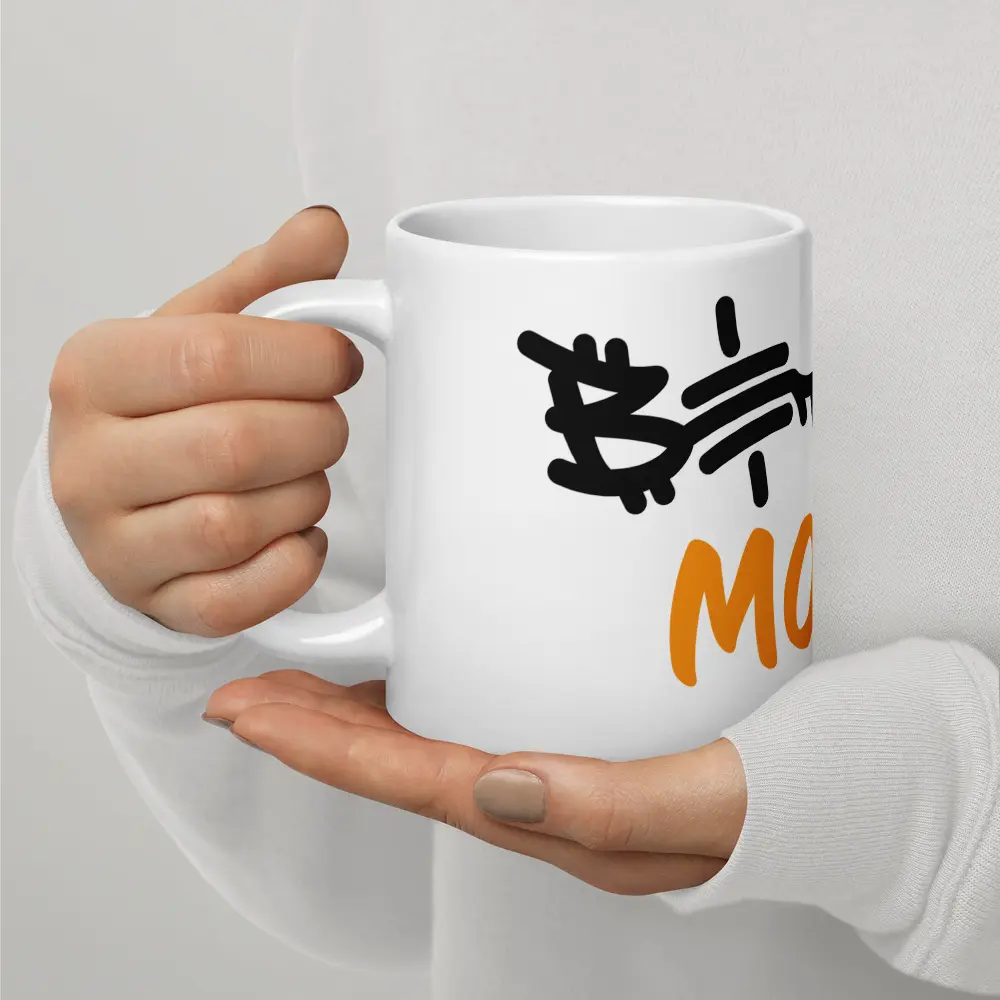 Better Money - Bitcoin Mug - By BitPopArt Store of Value