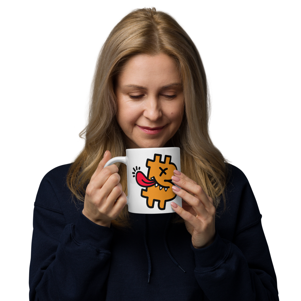 B-Funny - Bitcoin Mug - By BitPopArt Store of Value