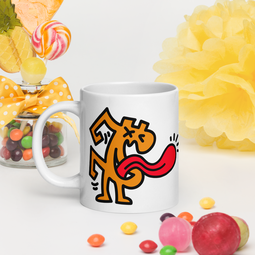 B - Laughable - Bitcoin Mug - By BitPopArt Store of Value